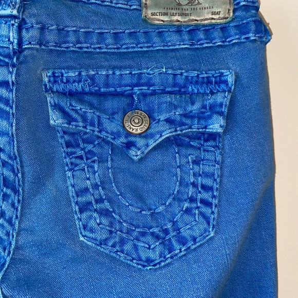 True Religion Lily Super T Cropped Jeans Size 27 - Picture 4 of 4
